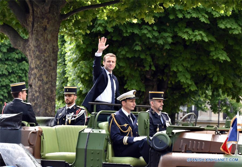 Macron presta juramento como nuevo presidente de Francia