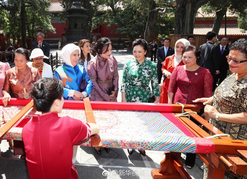 Esposas de líderes mundiales visitan la Ciudad Prohibida en Beijing5