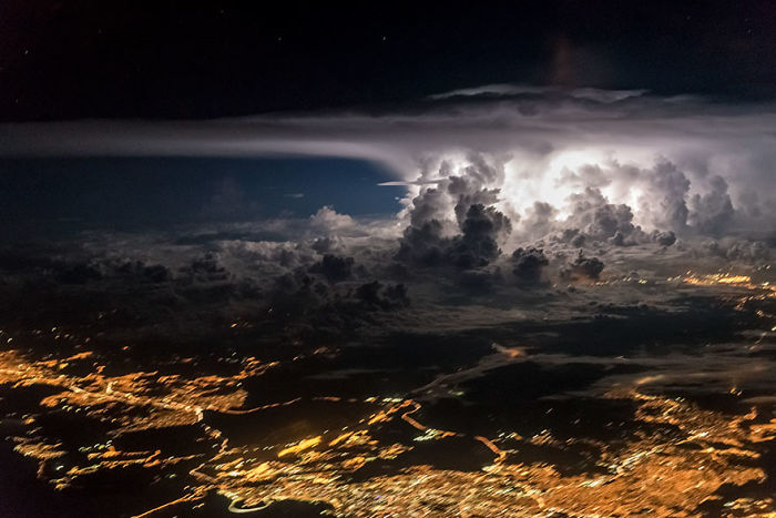 Un piloto hace fotos increíbles desde la cabina