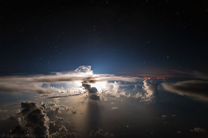 Un piloto hace fotos increíbles desde la cabina