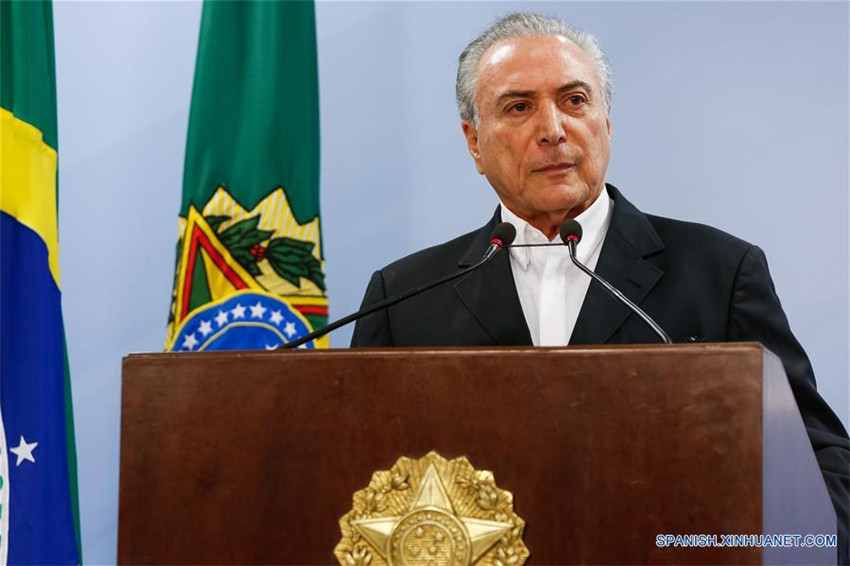 Orden de Abogados de Brasil pide 'impeachment' contra presidente Temer