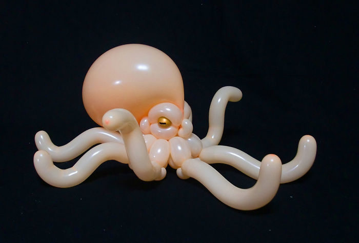 10 increíbles animales de globo hecho por el artista japonés Masayoshi Matsumoto