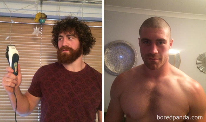 Hombres antes y después de afeitarse que te costará creer que sean los mismos