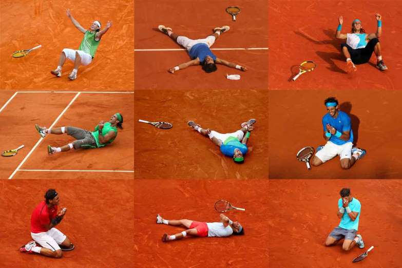 Los 10 Roland Garros de la leyenda Nadal