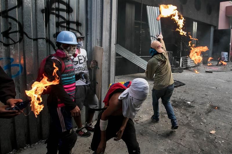 Incendio en la sede del Tribunal Supremo de Venezuela