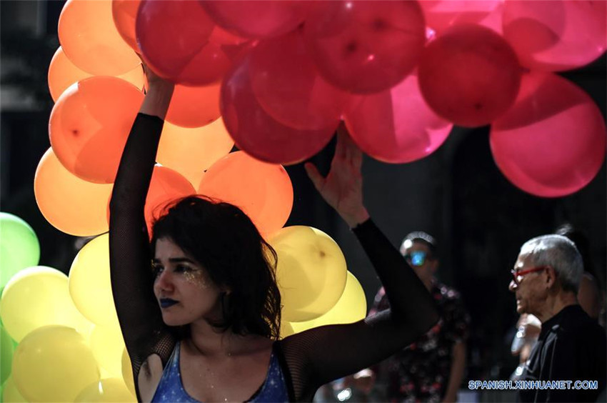 Marcha del Orgullo Lésbico, Gay, Bisexual y Transexual, en Sao Paulo, Brasil