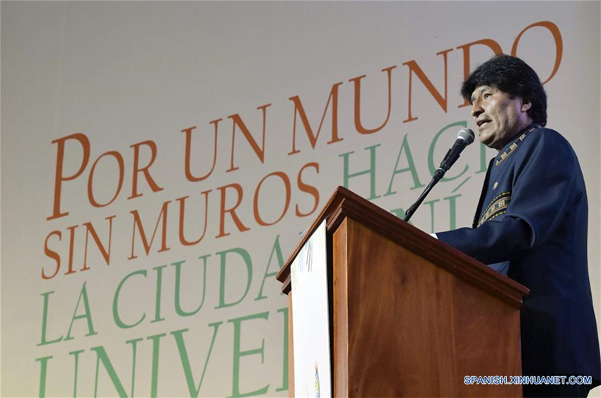 Presidente de Bolivia propone construir una hermandad mundial