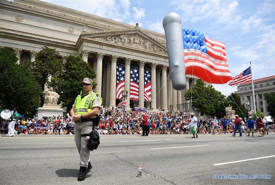 El desfile del Día de la Independencia en Washington D.C.