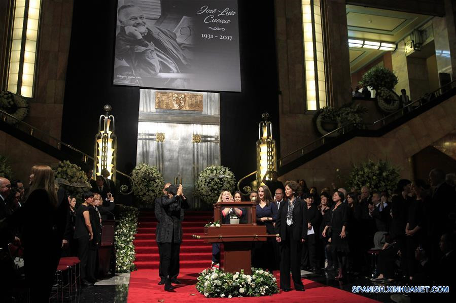 Inicia el homenaje a José Luis Cuevas en el Palacio de Bellas Artes
