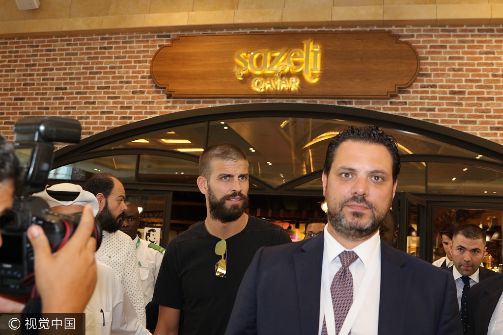 Jugadores del Barça disfrutan de gastronomía en Doha