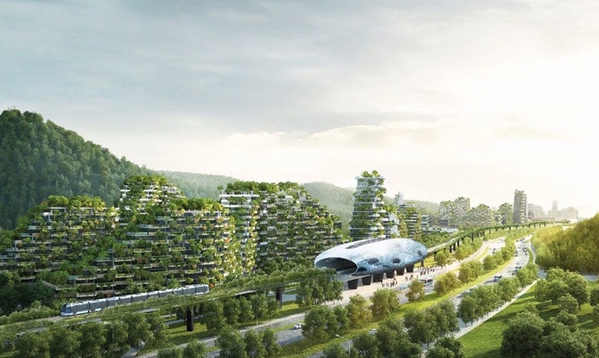 Así va a ser la primera ciudad bosque que va a luchar contra la contaminación1