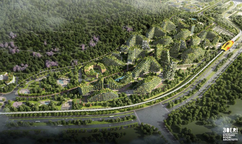 Así va a ser la primera ciudad bosque que va a luchar contra la contaminación3