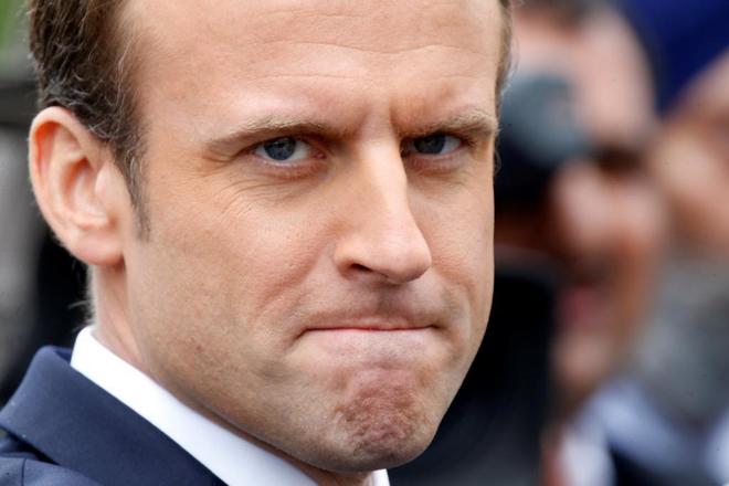 La popularidad de Macron cae 10 puntos en un mes
