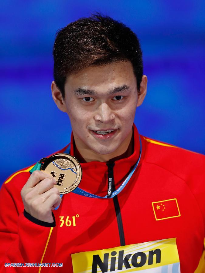 Natación: Sun Yang de China obtiene primer título en 200m estilo libre en Campeonato Mundial