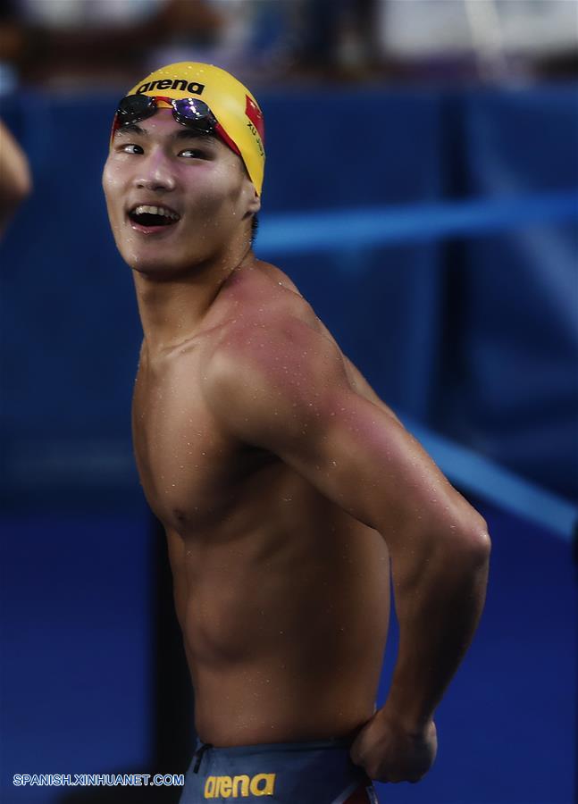 Natación: Xu Jiayu gana primer oro de espalda masculino de China en mundial