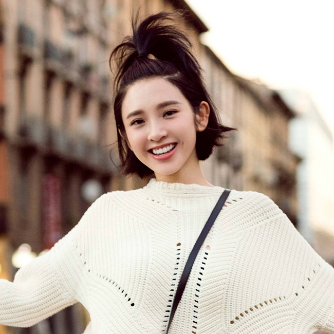 Un peinado que les encanta a muchas actrices chinas