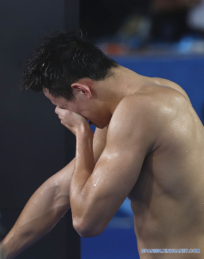 Natación: Sun Yang de China termina en quinto lugar en 800 metros estilo libre en campeonato