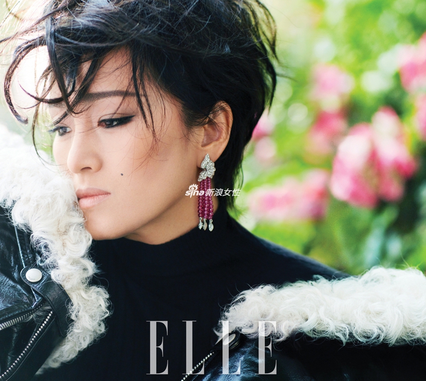 Famosa actriz china Gong Li posa para ELLE10