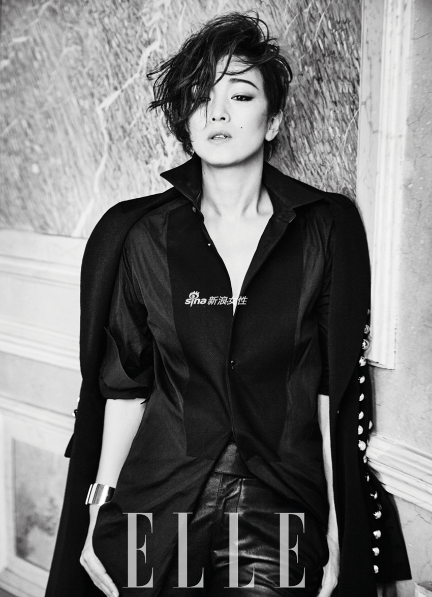 Famosa actriz china Gong Li posa para ELLE5