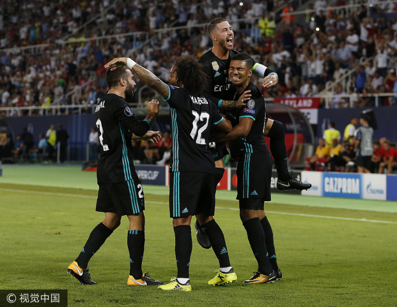 Real Madrid vence a Manchester United y se proclama campeón de Supercopa de Europa