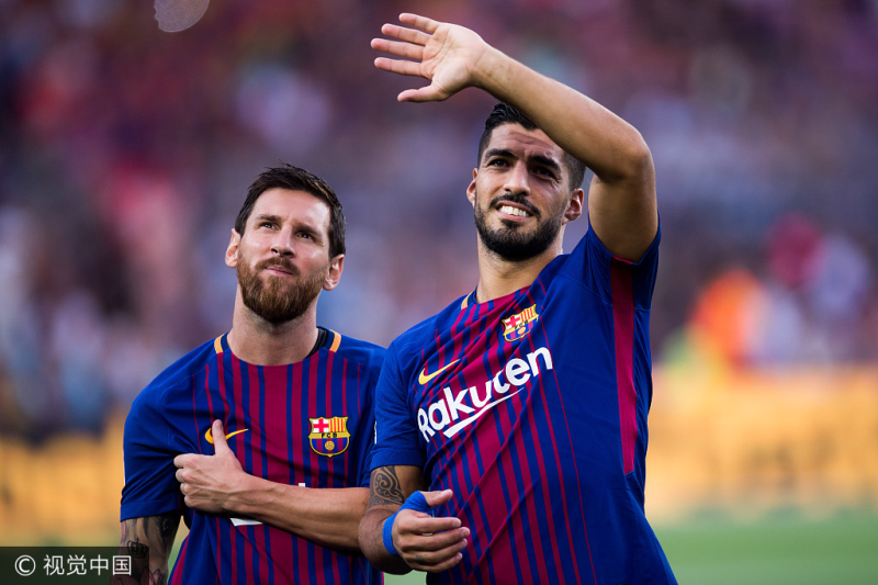 Fotos del Barça en el Trofeo Joan Gamper 2017