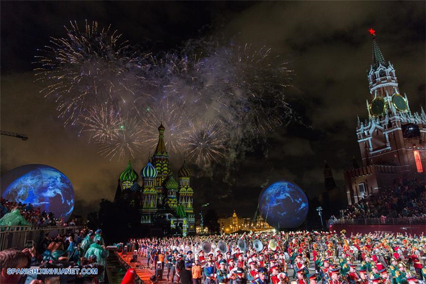 Rusia: Festival Internacional de Música Militar 'Spasskaya Tower' en Moscú