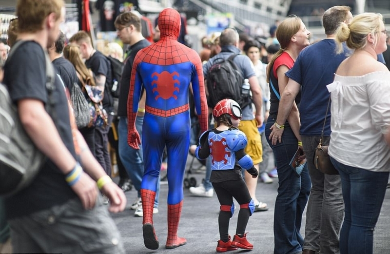 Singulares disfraces en el concurso anual de cosplay en el Reino Unido2