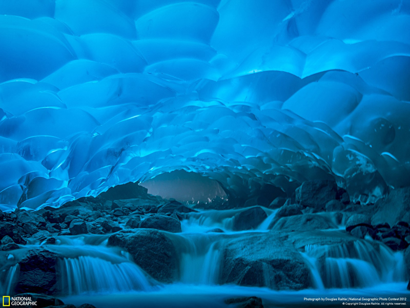 Fotos mágicas de las cuevas glaciares
