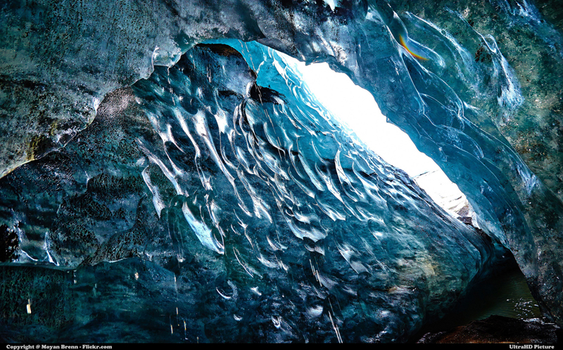 Fotos mágicas de las cuevas glaciares