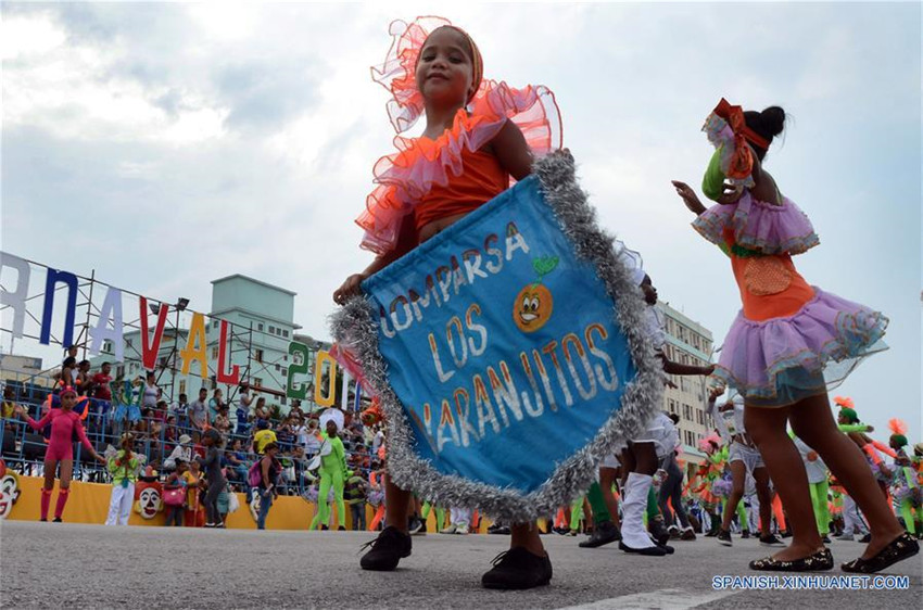 Carnaval Infantil en Malecón de La Habana