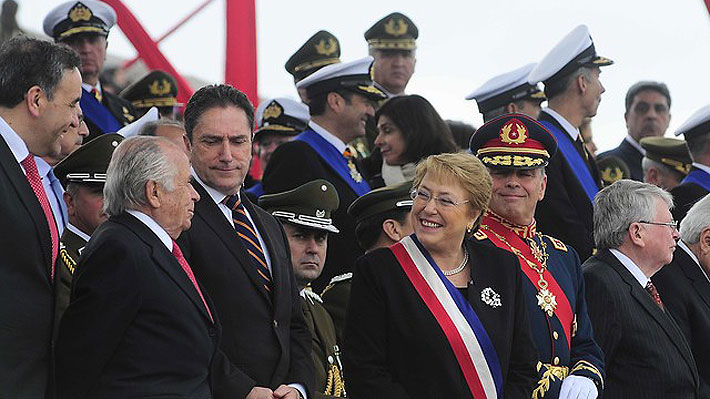 Bachelet participa en su última Parada Militar en honor a las Glorias del Ejército. 1
