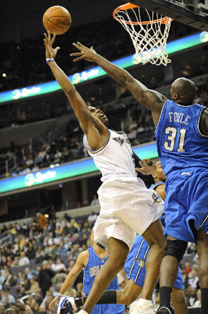 Orlando Magic plays Washington Wizards in the second half of an NBA basketball game, Wednesday, March 5, 2008 in Washington. Magic won 122-92.