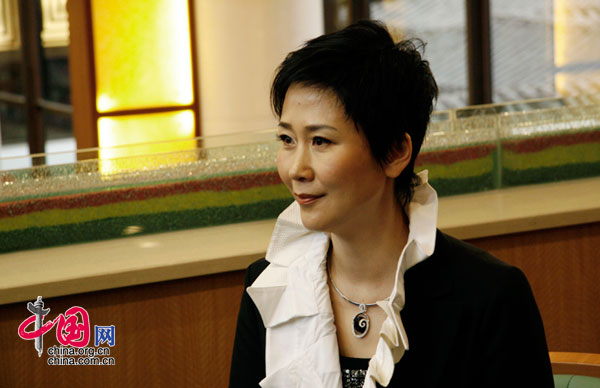 全国政协委员 李小琳在燕翔饭店接受记者集体采访