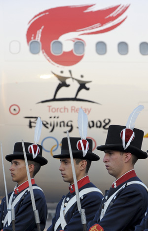 Olympic flame arrives in Buenos Aires for first time