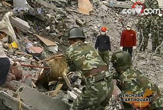 Relief workers are continuing to work around the clock, searching for survivors of the Sichuan earthquake.