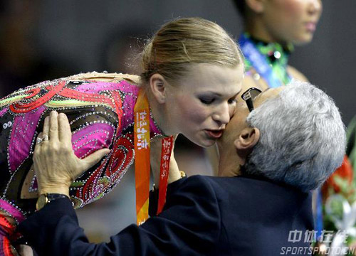 Powerful Russian captures individual all-round gold medal with ease