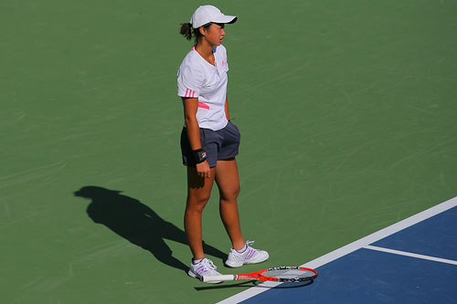 Photos: Chinese Liu Meng fails to make it to main draw