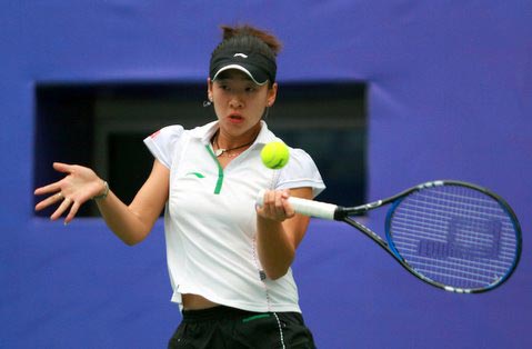 Photos: sixth seed Sun Shengnan goes out