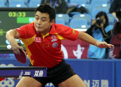 Photos: World No. 1 Wang Hao of China defeats Ryu Seung with 4-1