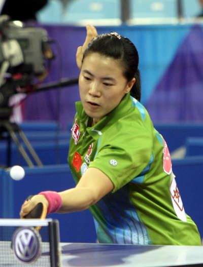 Photos: Wang Nan overpowered Hirano Sayaka 4-0