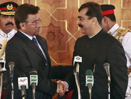 Pakistani Prime Minister Yousaf Raza Gilani Thursday said the impeachment of President Pervez Musharraf could only be done through consensus among all coalition partners.