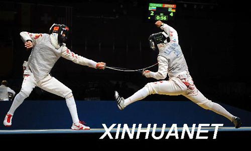 Photo: Zhang Liangliang to be lone Chinese contender in foil quarterfinal