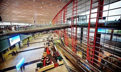 The Terminal 3 of Beijing International Airport