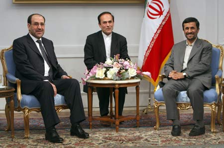 Iraqi Prime Minister Nuri al-Maliki on Monday wrapped up his three-day visit to Iran in which he sought to expand ties between the two countries and reassure Tehran over Baghdad's planned security pact with Washington.