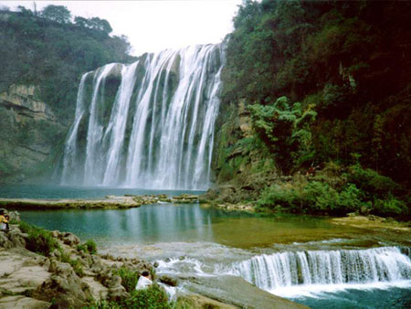 Thirty-meter Cave Waterfall in Zunyi.