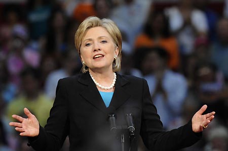 Hillary Rodham Clinton ruled out the possibility on Tuesday that she would seek the vice presidential post in a Barack Obama administration.