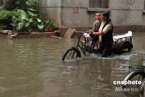Heavy rainstorm hit Kuming, capital city of southwest China's Yunnan Province, on July 2.