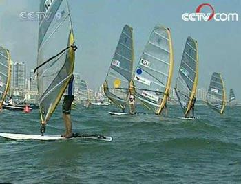 While all the other Olympic venues remain relatively quiet, the training base for Olympic sailing in Qingdao has been quite busy over the past two weeks.