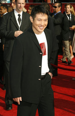 Actor Jet Li arrives at the 2008 ESPY Awards in Los Angeles, California July 16, 2008. 