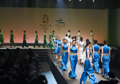 Uniforms for Olympic hostesses
